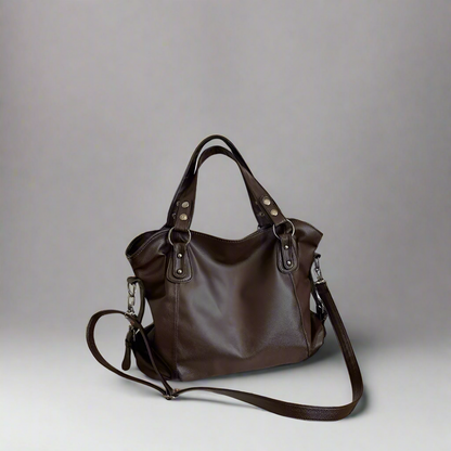 Soft Leather Crossbody Handbag