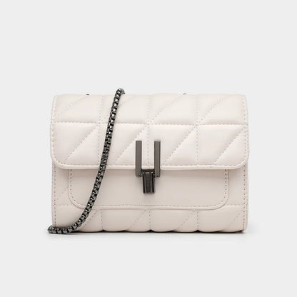 Luxury Leather Shoulder Bag – Chain Crossbody & Clutch